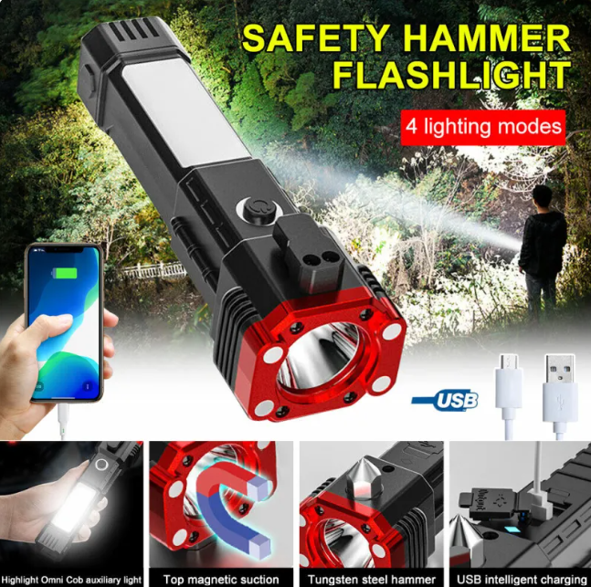 Multifunctional Portable LED Flashlight